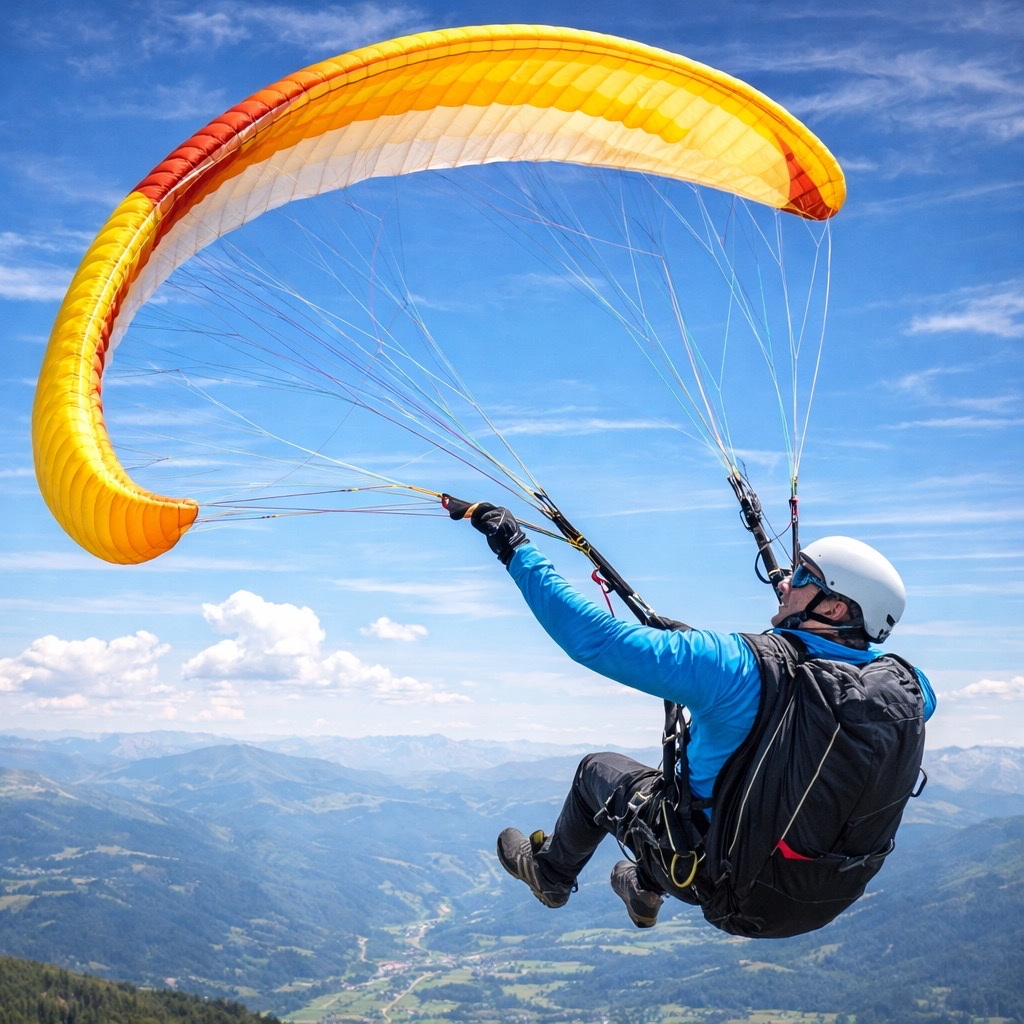 ۱۰ تکنیک حرفه‌ای برای پرواز امن و کنترل دقیق پاراگلایدر